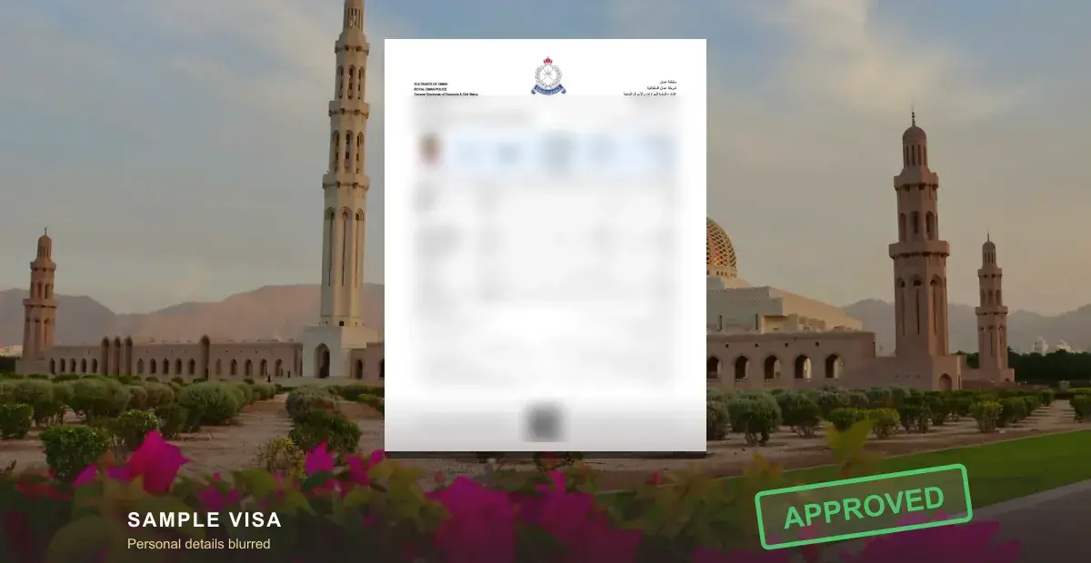 Oman Tourist e-Visa